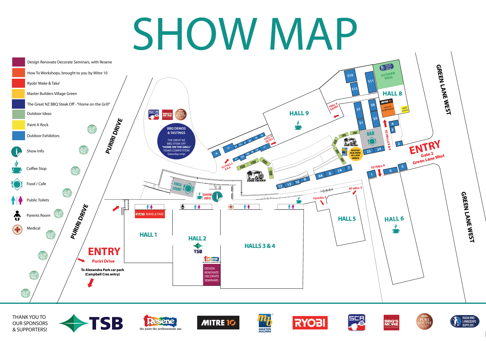 Show Map - The Auckland Home Show
