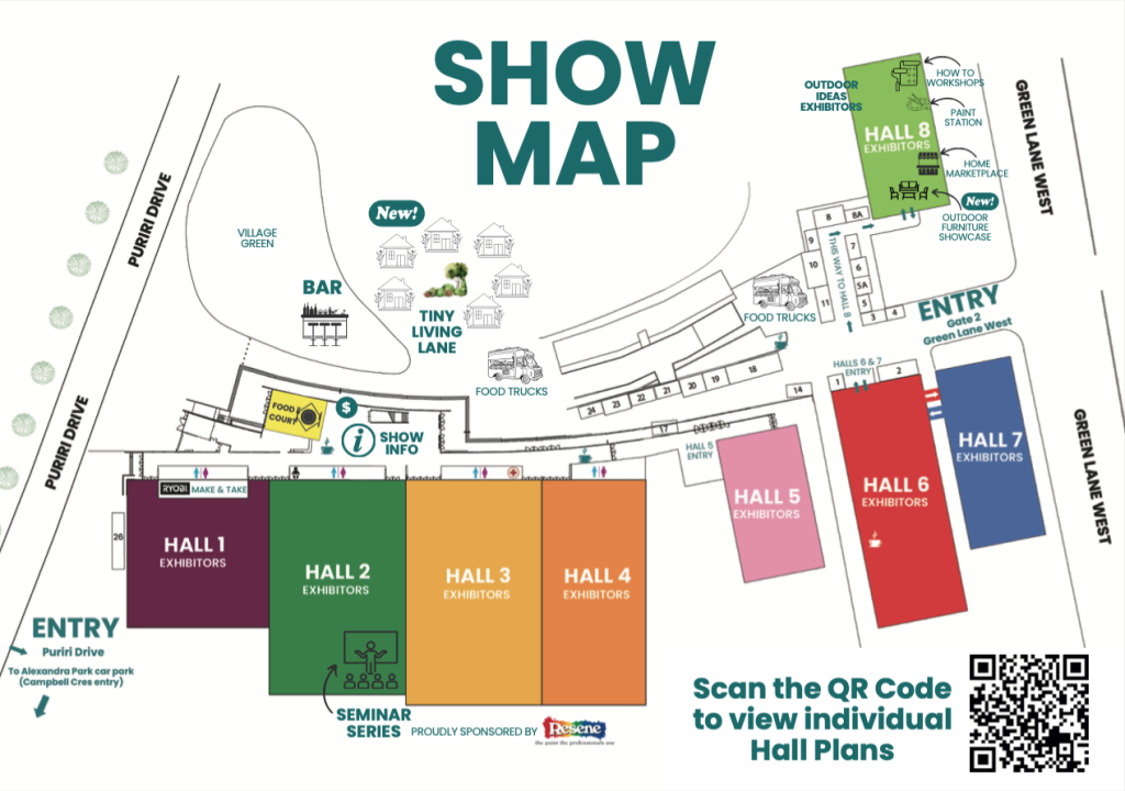 Auckland Home Show Map 2025