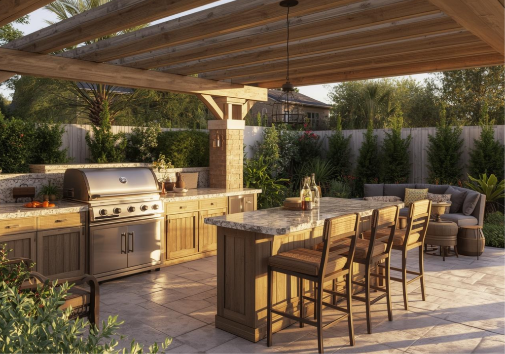 Outdoor Kitchen and BBQ Zones Auckland