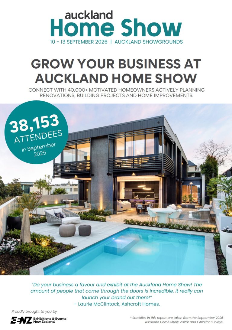Auckland home show exhibitor information pack 2026